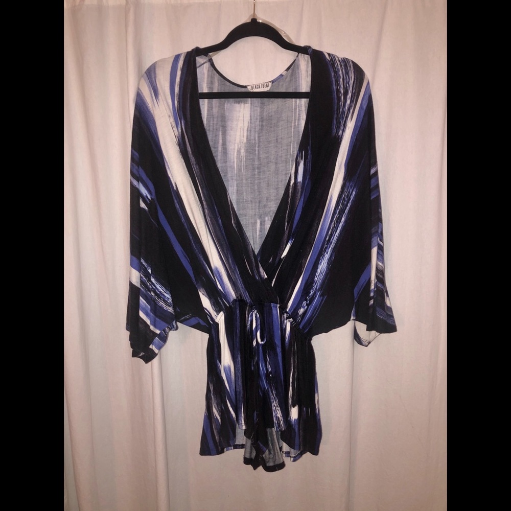 Patterned romper